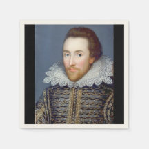 William Shakespeare Tema Paper Napkins