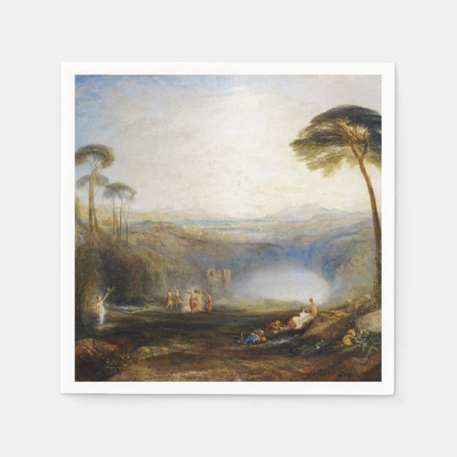 Guardanapo De Papel William Turner - A tosse do Ouro (Frente)