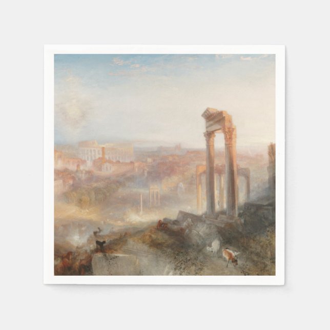 Guardanapo De Papel William Turner British - Modern Roma-Campo Vaccino (Frente)