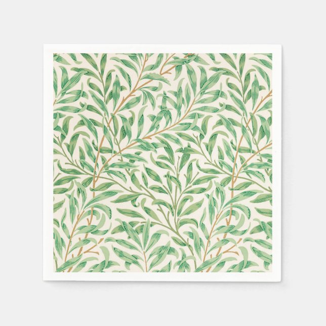 Guardanapo De Papel Willow Bough William Morris Pattern (Frente)
