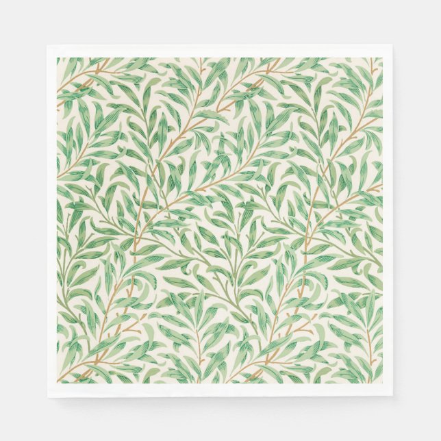 Guardanapo De Papel Willow Bough William Morris Pattern (Frente)