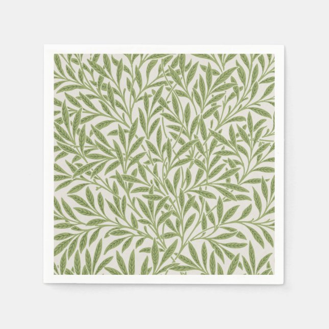 Guardanapo De Papel Willow Boughs by William Morris (Frente)
