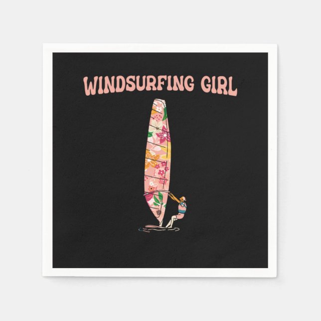 Guardanapo De Papel Windsurf Windsurf Windsurfer (Frente)