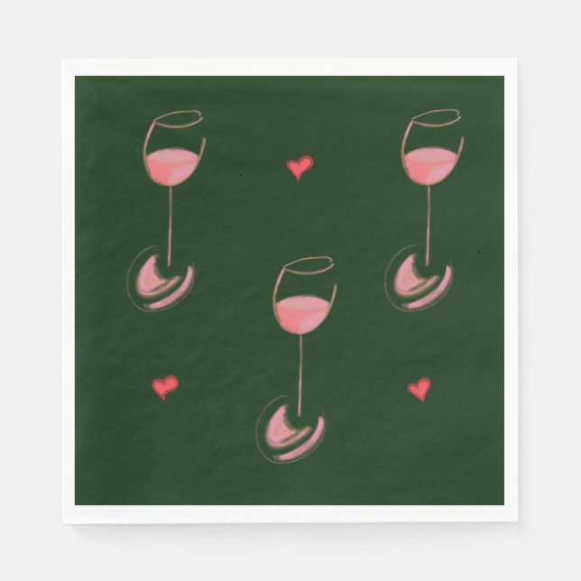 Guardanapo De Papel Wine lover napkins (Frente)