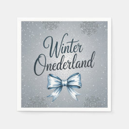 Guardanapo De Papel Winter Onderland Boys 1rua. Festa de aniversário