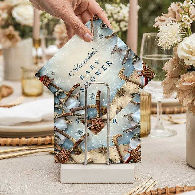 Guardanapo De Papel Winter Sports Baby Shower (Criador carregado)