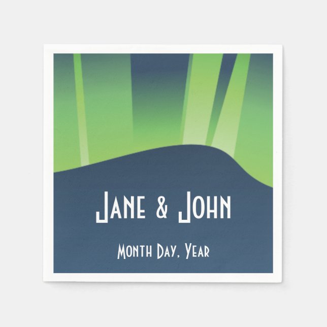 Guardanapo De Papel Winter Wonderland Auroras Napkins (Frente)