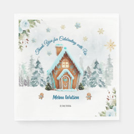 Guardanapo De Papel Winter wonderland Gingerbread
