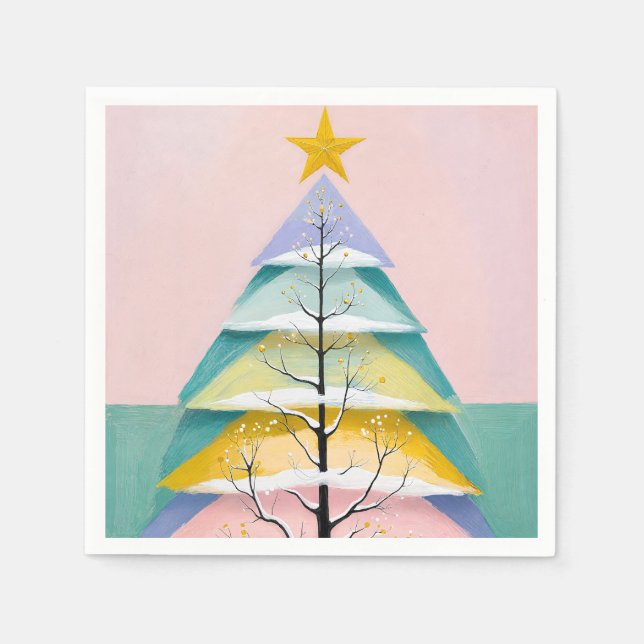 Guardanapo De Papel Winter's Pastel Glow (Frente)