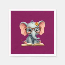 Guardanapo De Papel Wise Baby Elephant