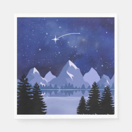 Guardanapo De Papel Wishing Star Night Sky