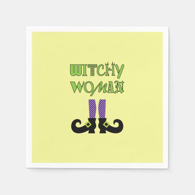 GUARDANAPO DE PAPEL WITCHY MULHER (Frente)