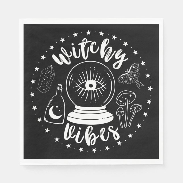 Guardanapo De Papel Witchy Vibes Napkins (Frente)