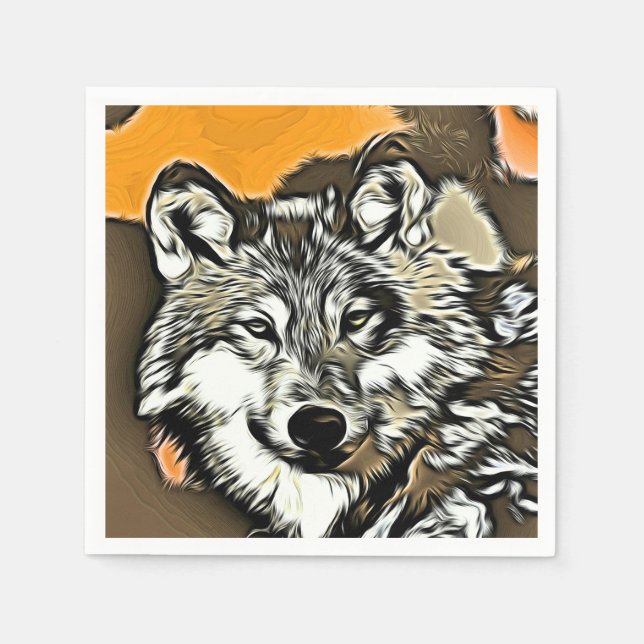 Guardanapo De Papel Wolf 2014-0978 (Frente)