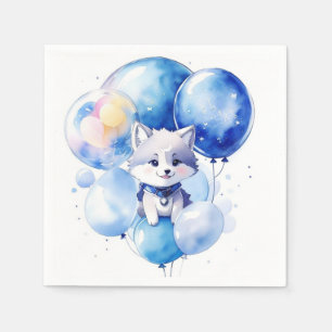 Guardanapo De Papel Wolf Birthday