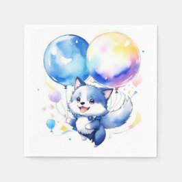 Guardanapo De Papel Wolf Birthday