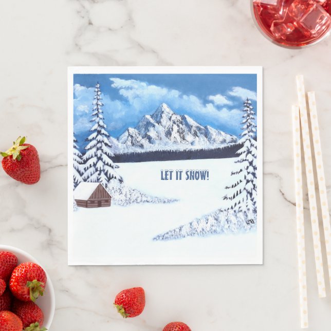 Guardanapo De Papel Wonder de inverno (Insitu)