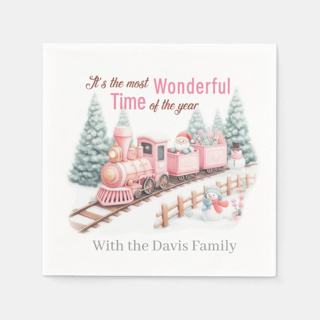 Guardanapo De Papel Wonderful Christmas Napkins (Frente)