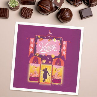 Guardanapo De Papel Wonka Candy Store Graphic