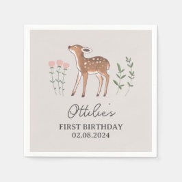 Guardanapo De Papel Woodland Fawn Flowday