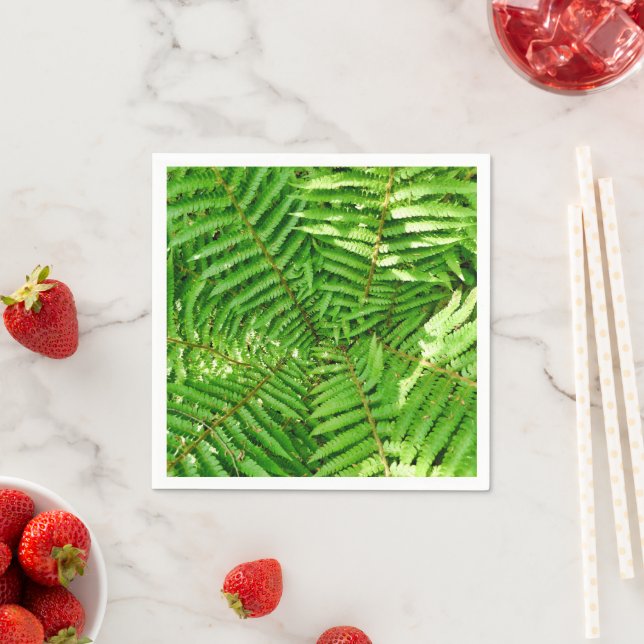 Guardanapo De Papel Woodland Ferns Paper Napkins (Insitu)