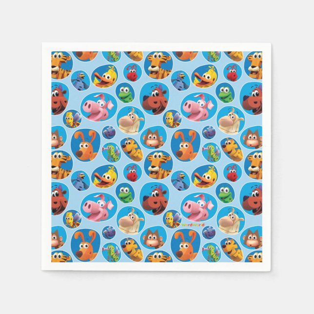 Guardanapo De Papel WordWorld WordAmigos Papel Nápoles (Frente)