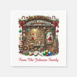 Guardanapo De Papel Workshop de papais noeis