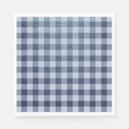 Guardanapo De Papel Xadrez azul