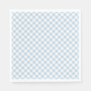 Guardanapo De Papel Xadrez Azul