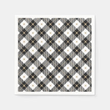 Xadrez Branca Trendy Preta