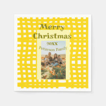 Xadrez branco amarelo natal família retrô férias 