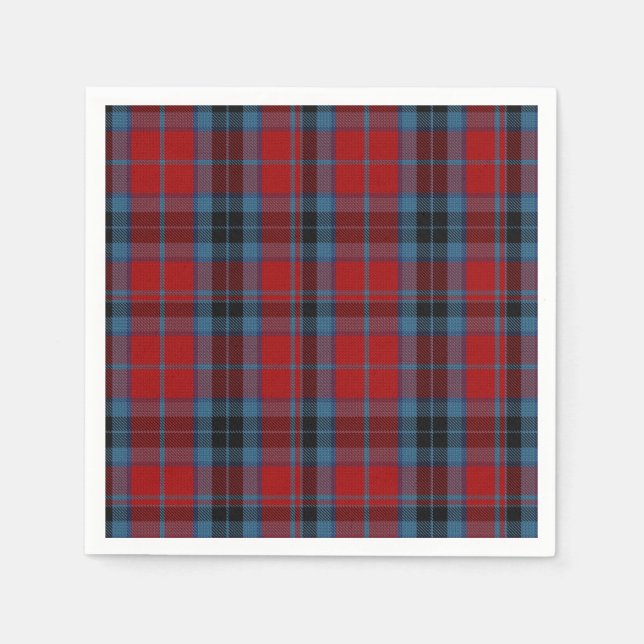Guardanapo De Papel Xadrez Clan MacTavish Tartan (Frente)