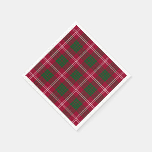 Guardanapo De Papel Xadrez de Tartan de Crawford do clã
