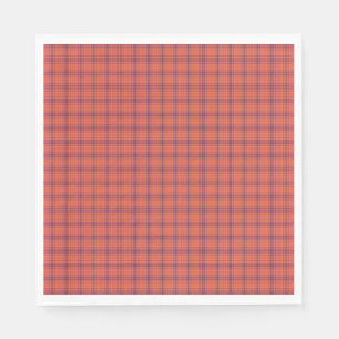 Guardanapo De Papel Xadrez laranja