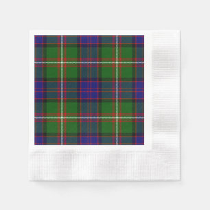 Guardanapo De Papel Xadrez verde-azul-tartan-de-coleira
