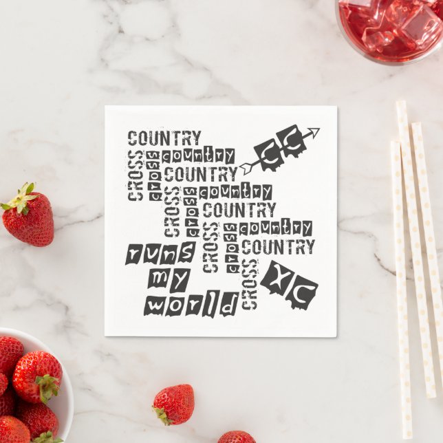 Guardanapo De Papel XC Cross Country Executa Papel Napkins (Insitu)