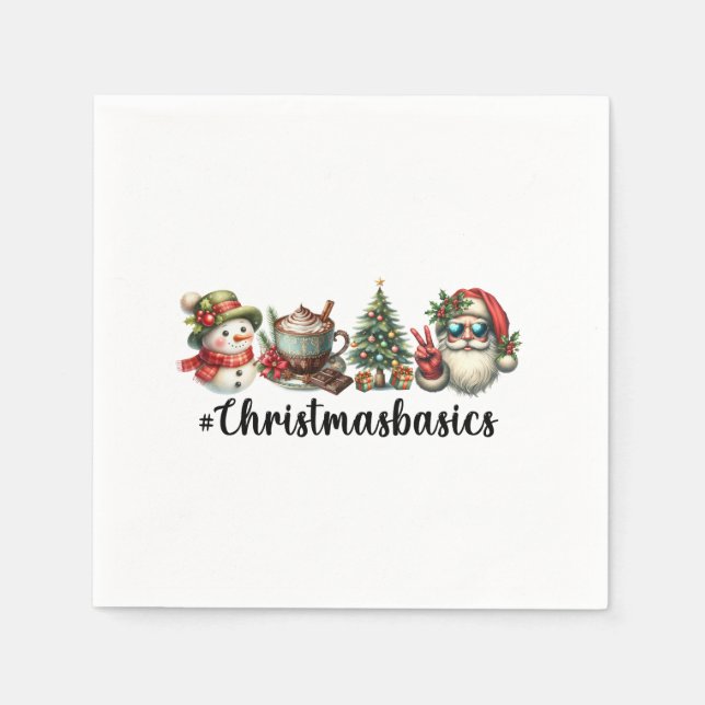Guardanapo De Papel Xmas Gift Christmasbasics (Frente)