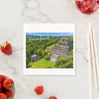 Guardanapo De Papel Xunantunich Belize sítio arqueológico maia