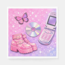 Guardanapo De Papel Y2K 2000 's Party Napkin