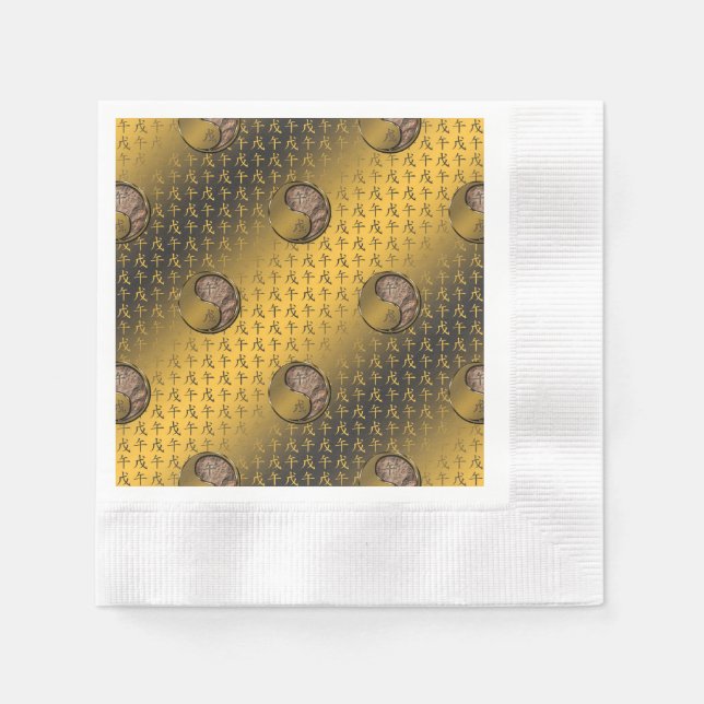 Guardanapo De Papel Year of the Earth Horse (Frente)