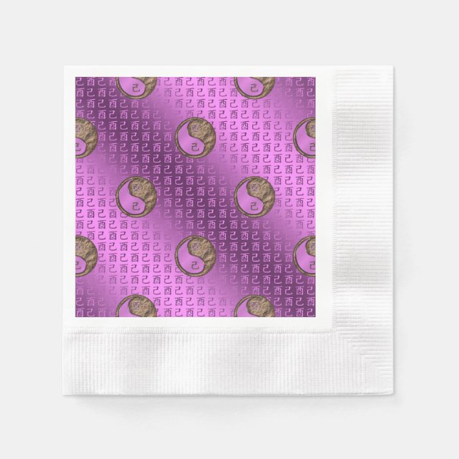 Guardanapo De Papel Year of the Earth Rooster (Frente)