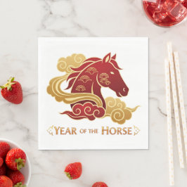 Guardanapo De Papel Year of the Horse New Years Eve Party