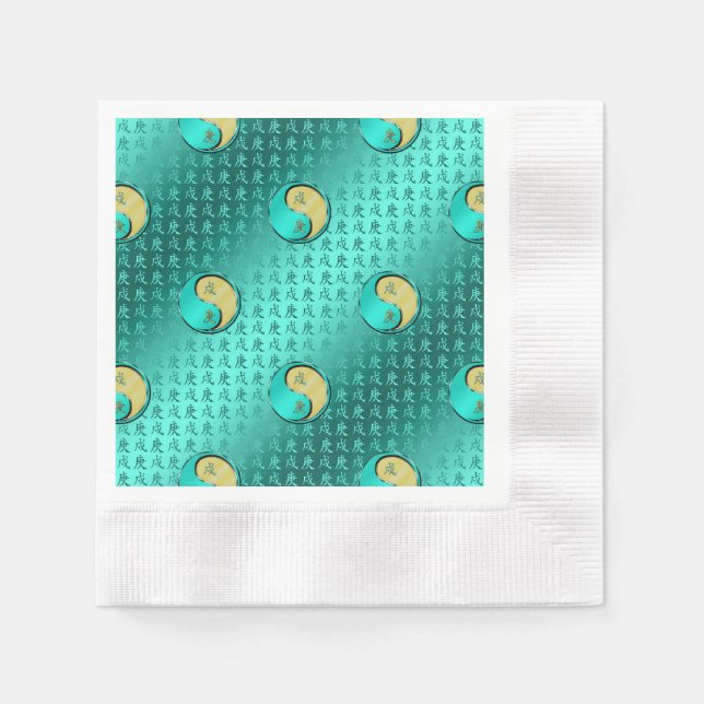 Guardanapo De Papel Year of the Metal Dog (Frente)