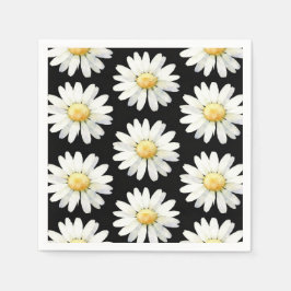Guardanapo De Papel Yellow Dotted Daisy's