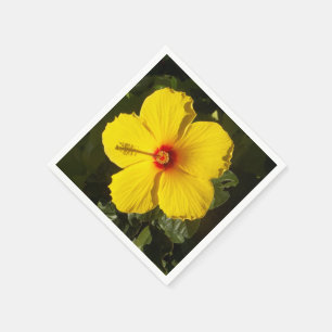 Guardanapo De Papel Yellow Hibiscus Flower