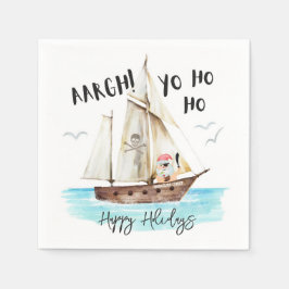 Guardanapo De Papel Yo Ho Papais noeis piratas naufrágios no mar