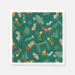 Guardanapo De Papel Yogi Bear e Amigos Jellystone Park Padrão