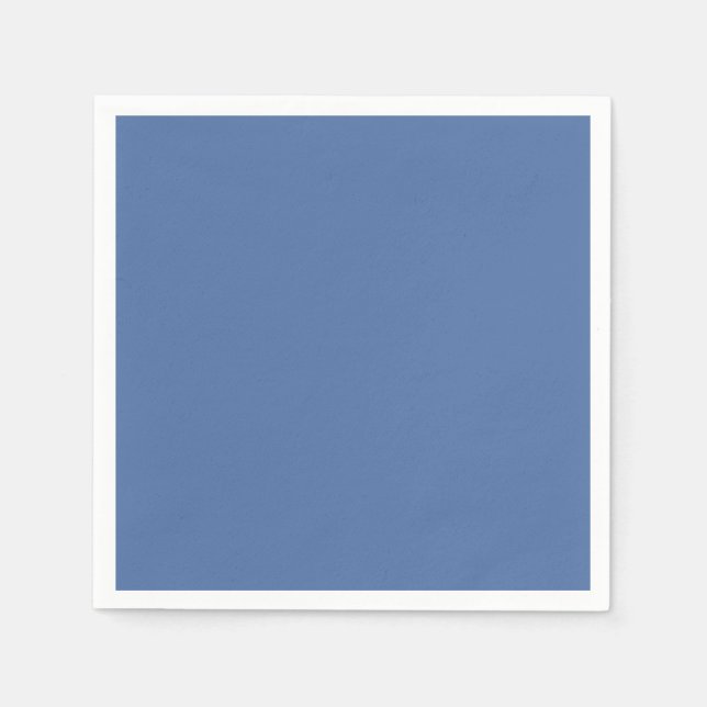Guardanapo De Papel Yonder azul (cor sólida) (Frente)