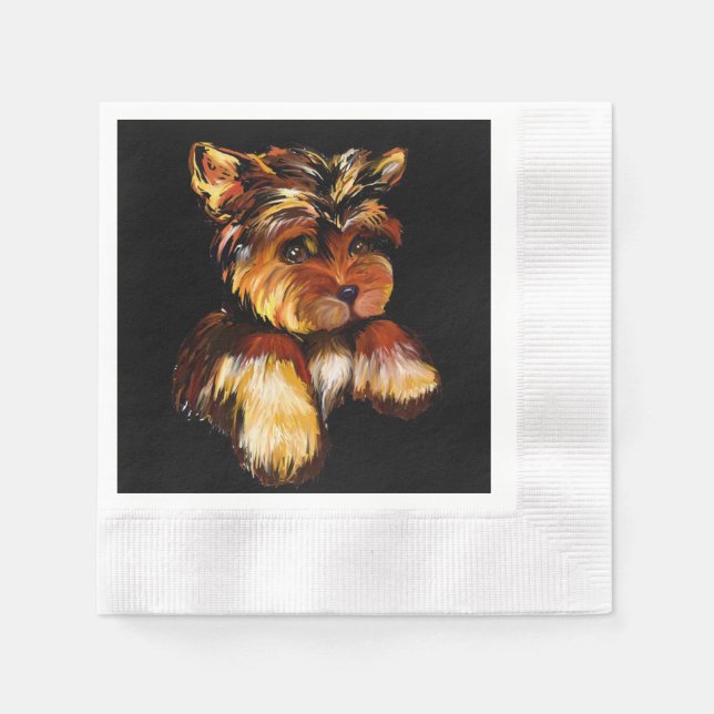 GUARDANAPO DE PAPEL YORKIE POO (Frente)