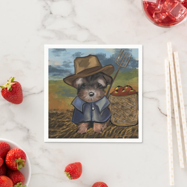 Guardanapo De Papel Yorkie Poo (Insitu)